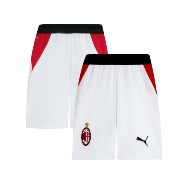 2026-27 AC Milan Home White Soccer Shorts